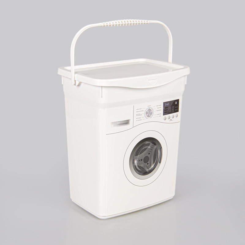 Boîte à lessive 6L blanche blanc - L'Incroyable