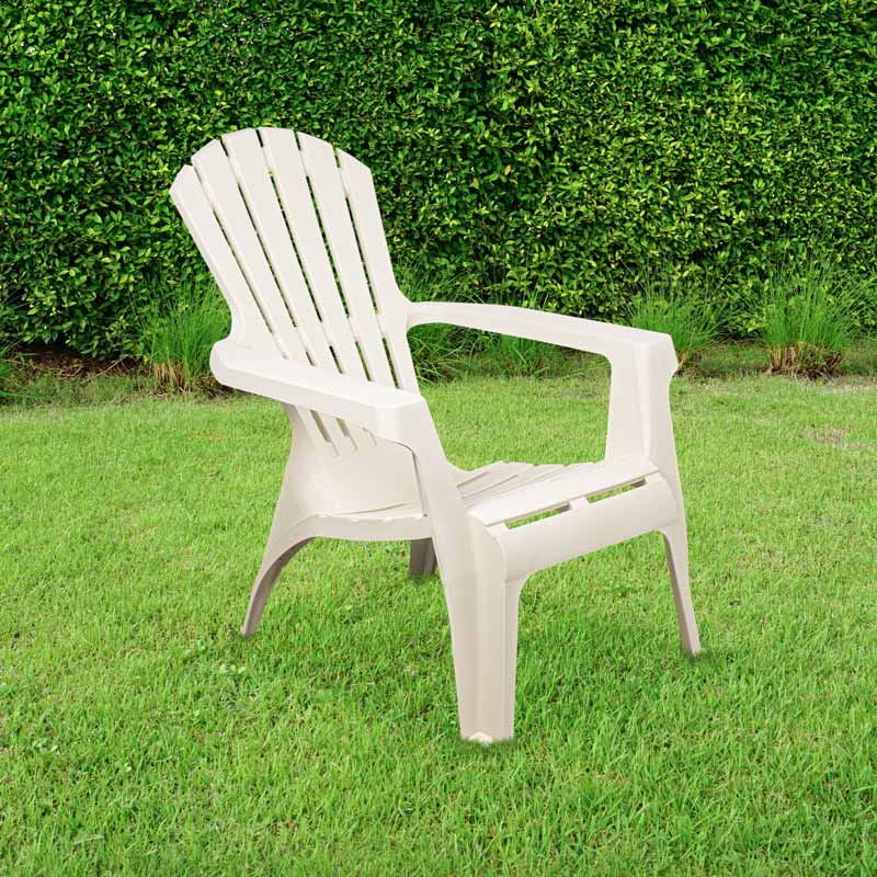 Fauteuil monobloc incliné blanc 