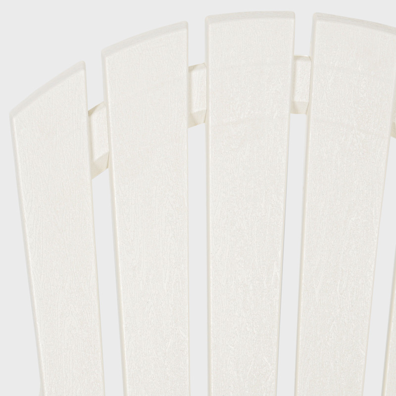 Fauteuil monobloc incliné blanc 