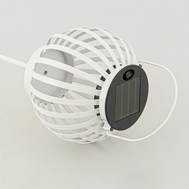 Lanterne solaire boule sur pic