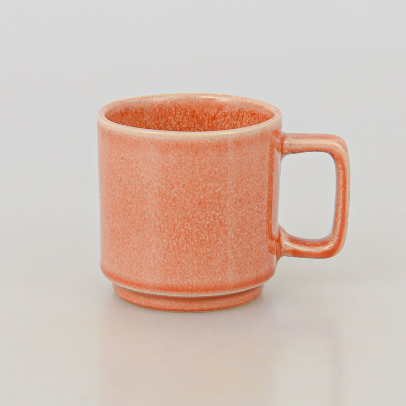 Mug droit 'Samba' couleur corail 