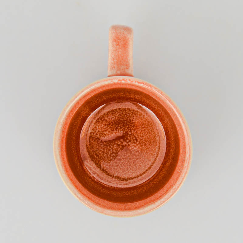 Mug droit 'Samba' couleur corail 