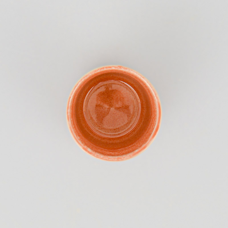 Tasse espresso 'Samba' couleur corail 