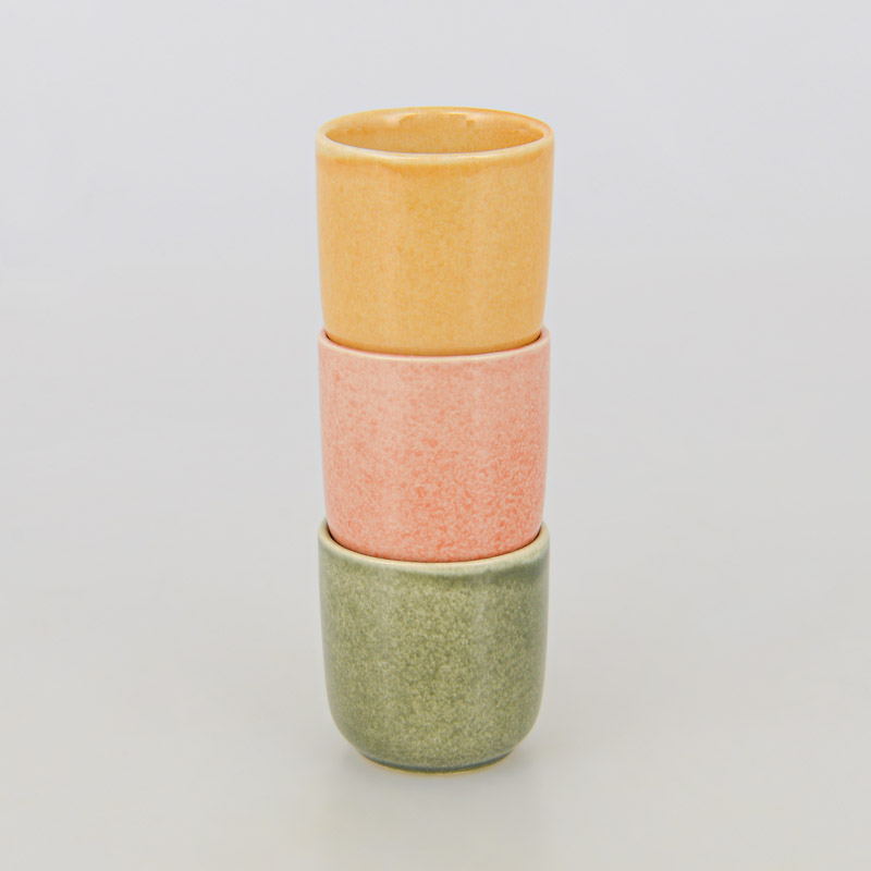 Tasse espresso 'Samba' couleur corail 