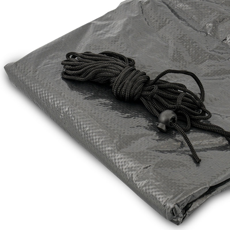 Housse de protection pour barbecue grise