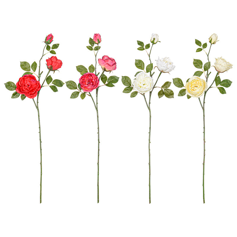 Rose chou artificielle 