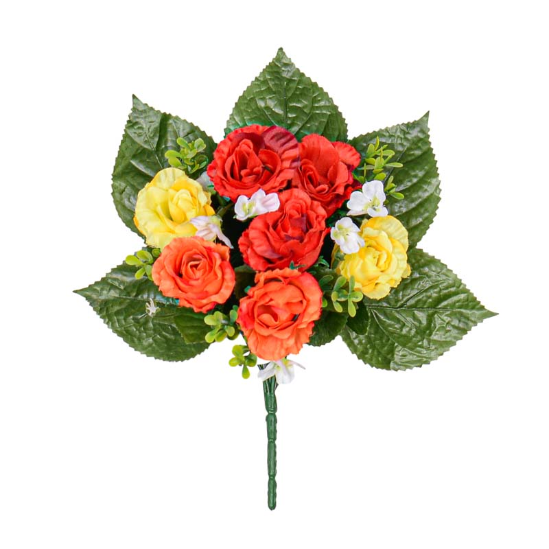 Bouquet de boutons de rose artificiels 