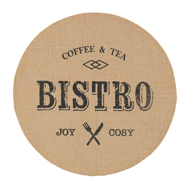 Set de table 'Bistrot' rond 