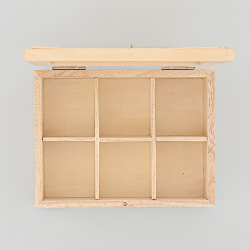 Boite 6 compartiments beige 