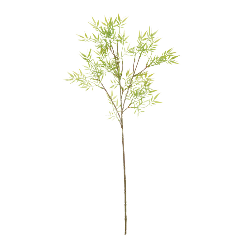 Branche de bambou artificielle verte