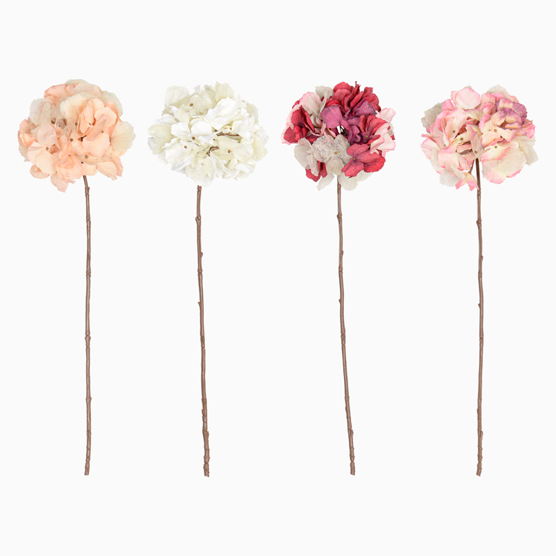 Tige d'hortensia artificielle 