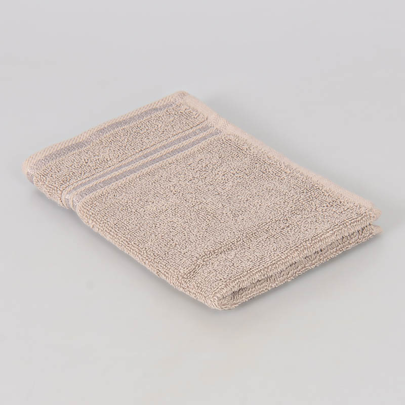 Serviette invité 'Mila' taupe