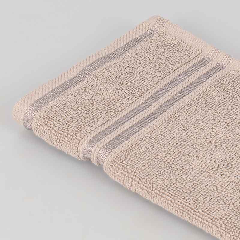 Serviette invité 'Mila' taupe