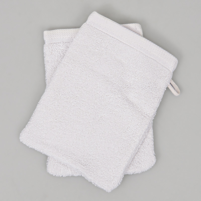 Lot de 2 gants de toilette 'Mila' blanc