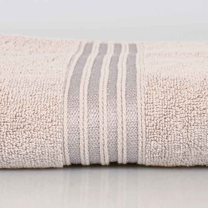 Serviette 'Mila' taupe