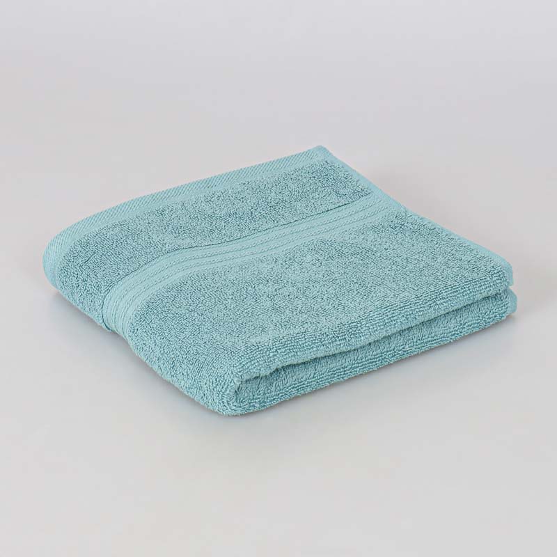 Serviette 'Mila' bleu paon