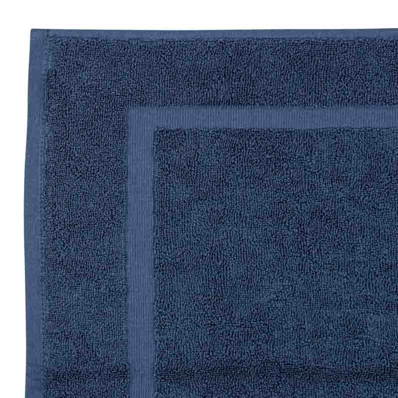 Tapis de bain 'Mila' bleu marine