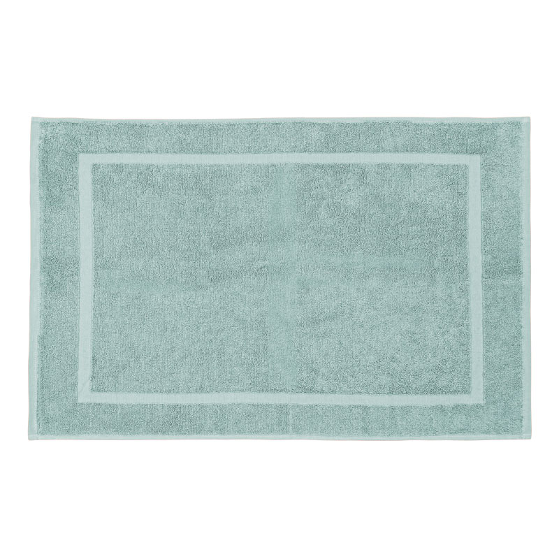 Tapis de bain 'Mila' bleu paon