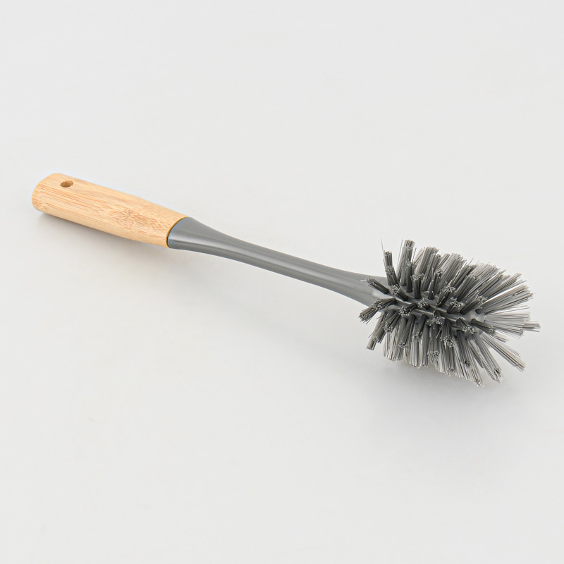 Brosse pour bouteille grise