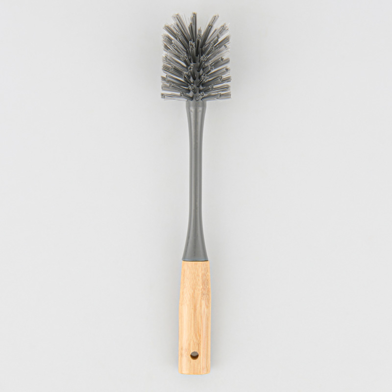 Brosse pour bouteille grise