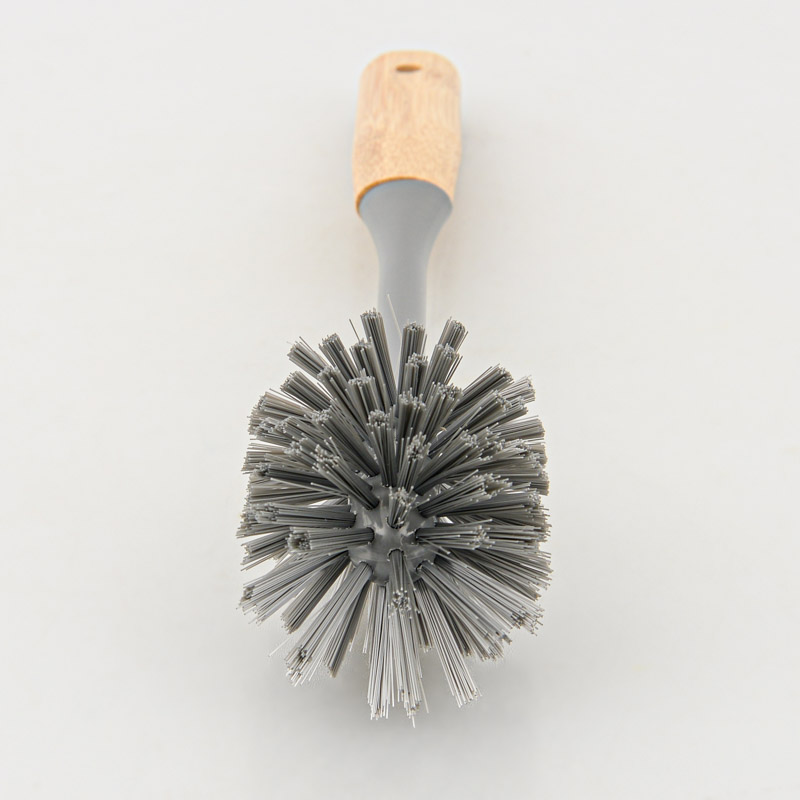 Brosse pour bouteille grise