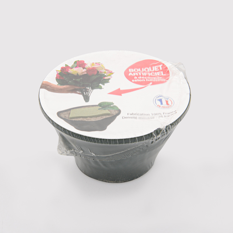 Pot beton en mousse 