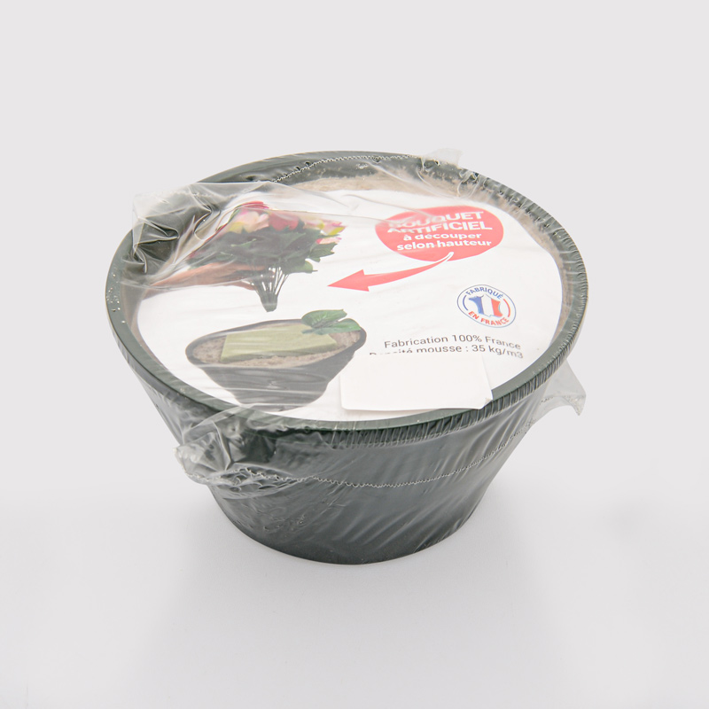 Pot beton en mousse 