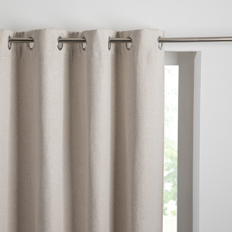 Rideau chiné 'Lizzy' beige
