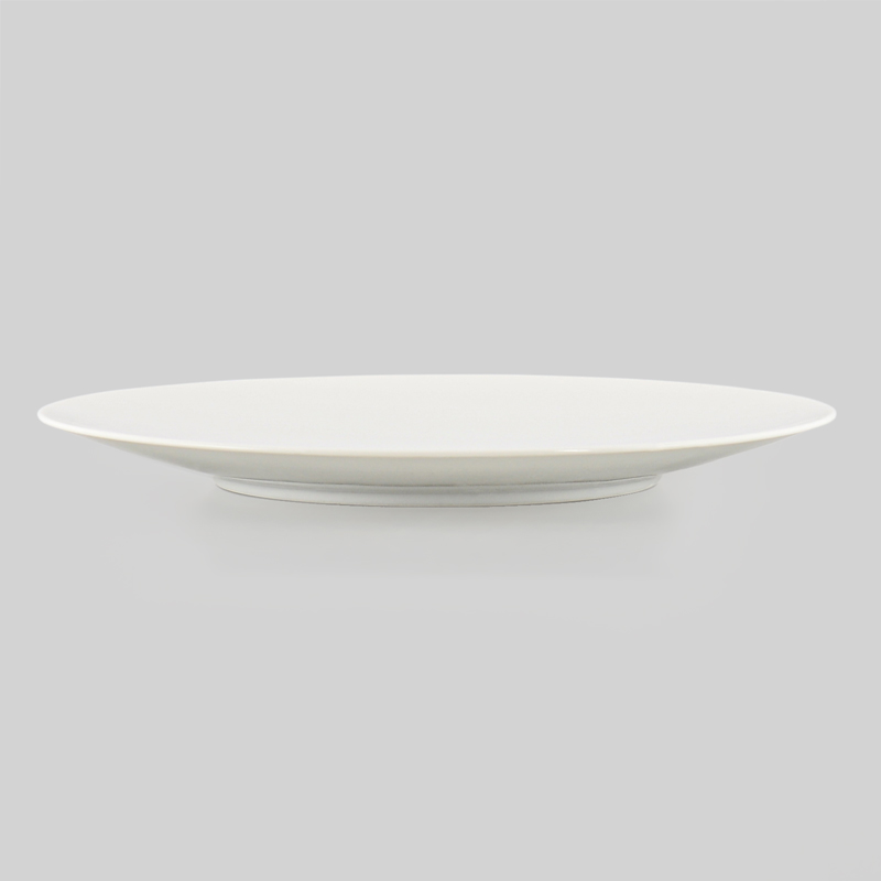 Assiette plate 'Elegance' blanche