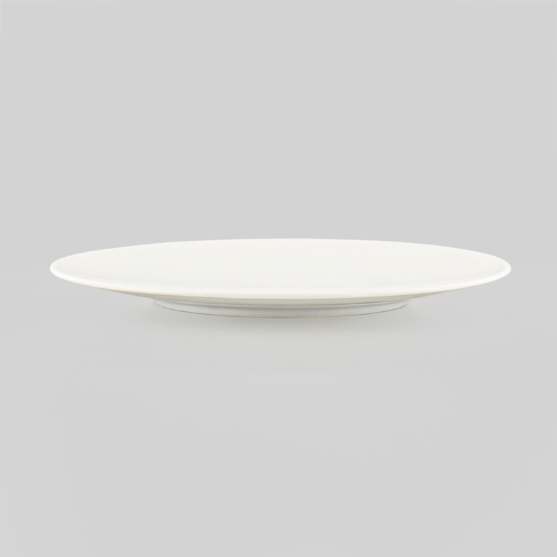 Assiette à dessert 'Elegance' blanche
