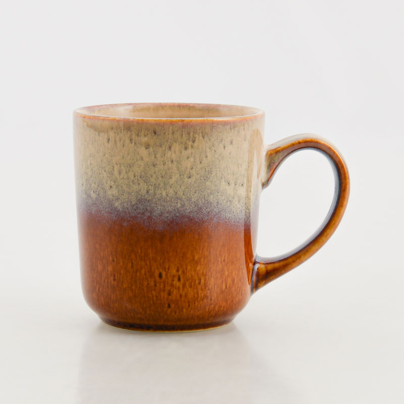 Mug droit 'Boreal' grès émail réactif 