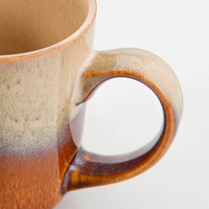 Mug droit 'Boreal' grès émail réactif 