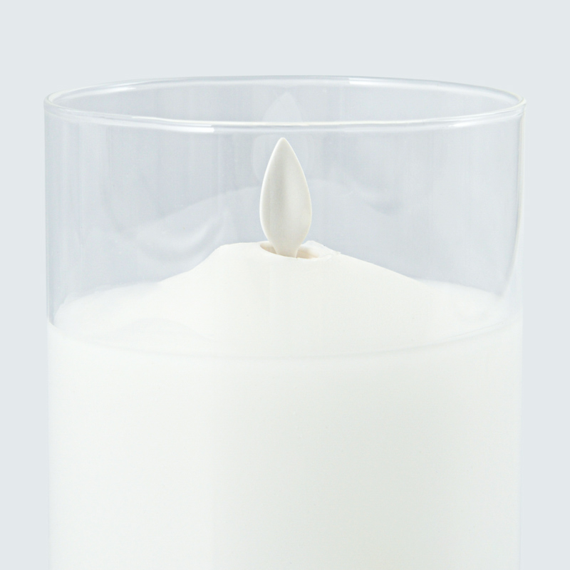 Bougie à LED en pot 
