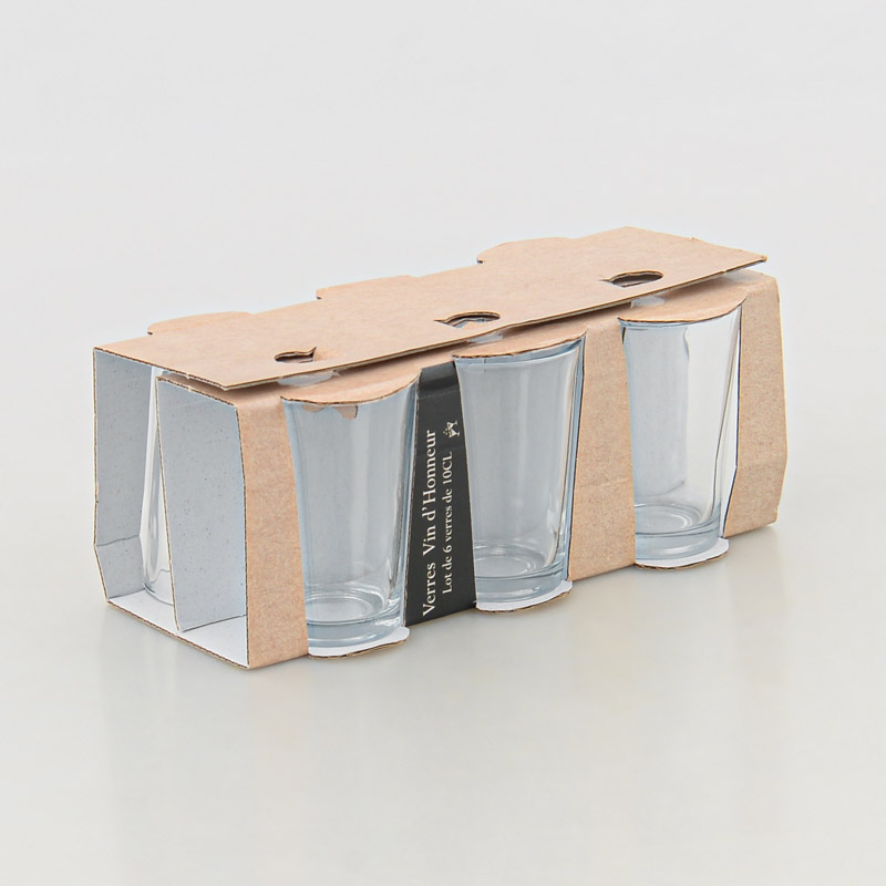 Lot de 6 verres vin d'honneur 'Dublin'