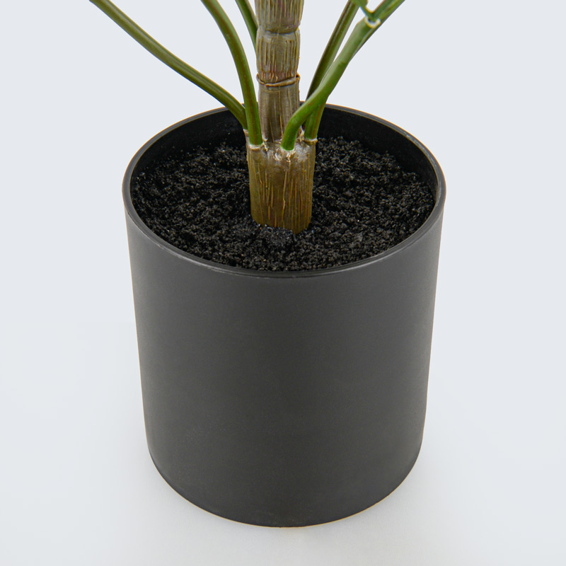 Plante Artificielle Déco. Interieur Palmier Aréca avec Pot Vert