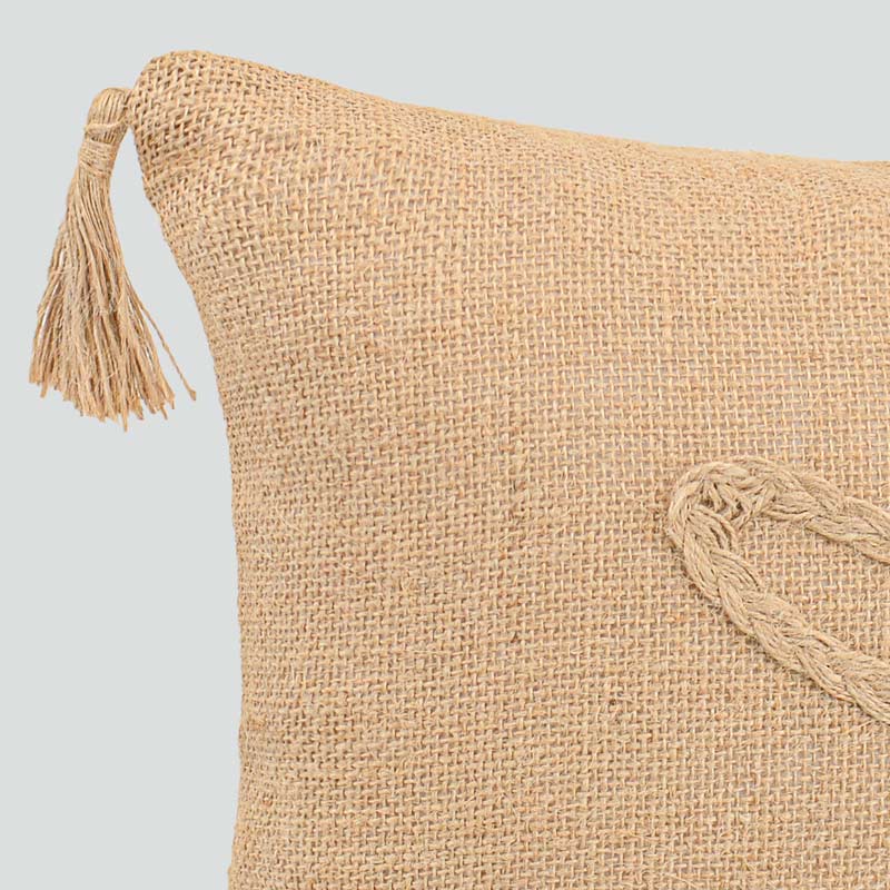 Coussin motifs tressés 'Naty'