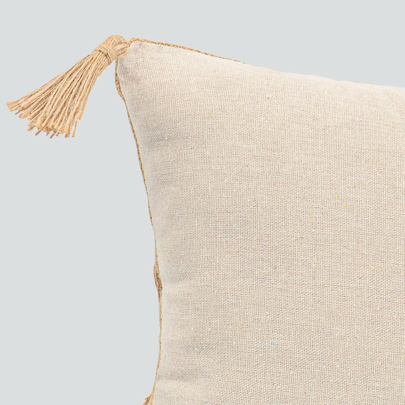 Coussin motifs tressés 'Naty'