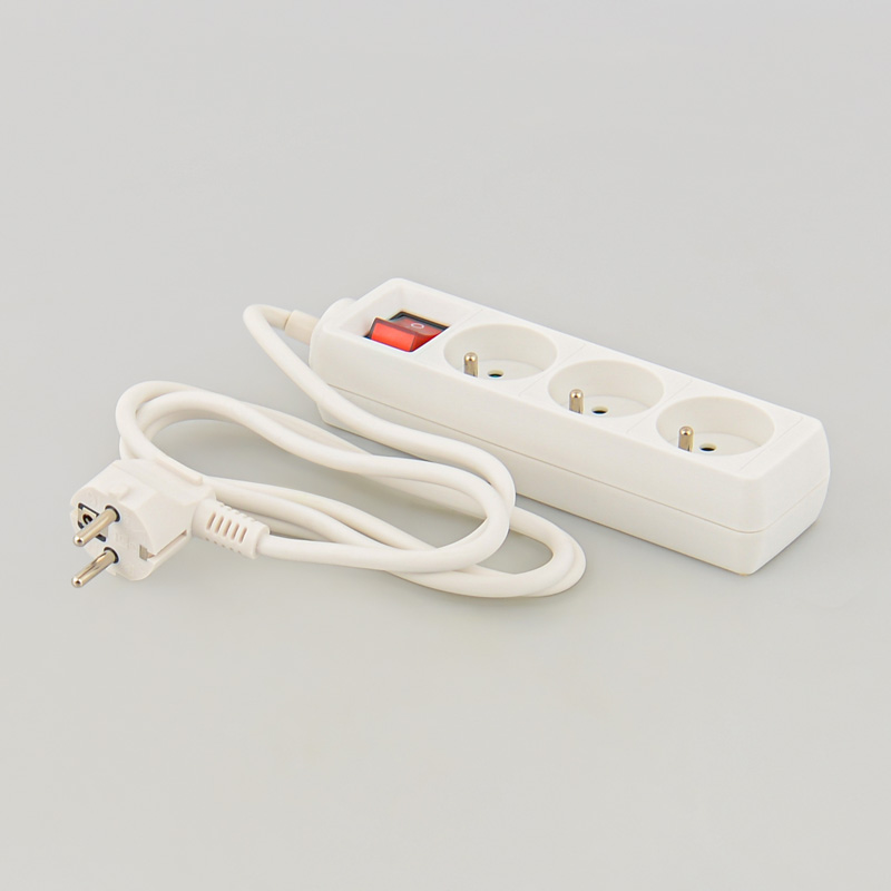 Bloc multiprises blanc