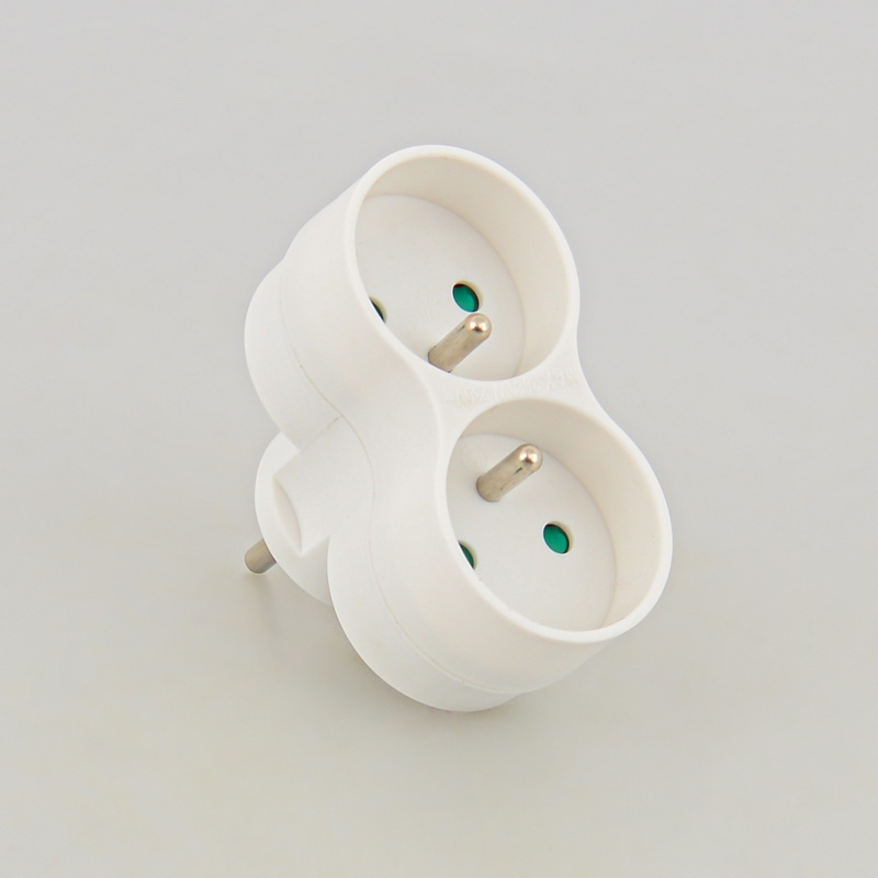 Biplite avec interrupteur blanc 