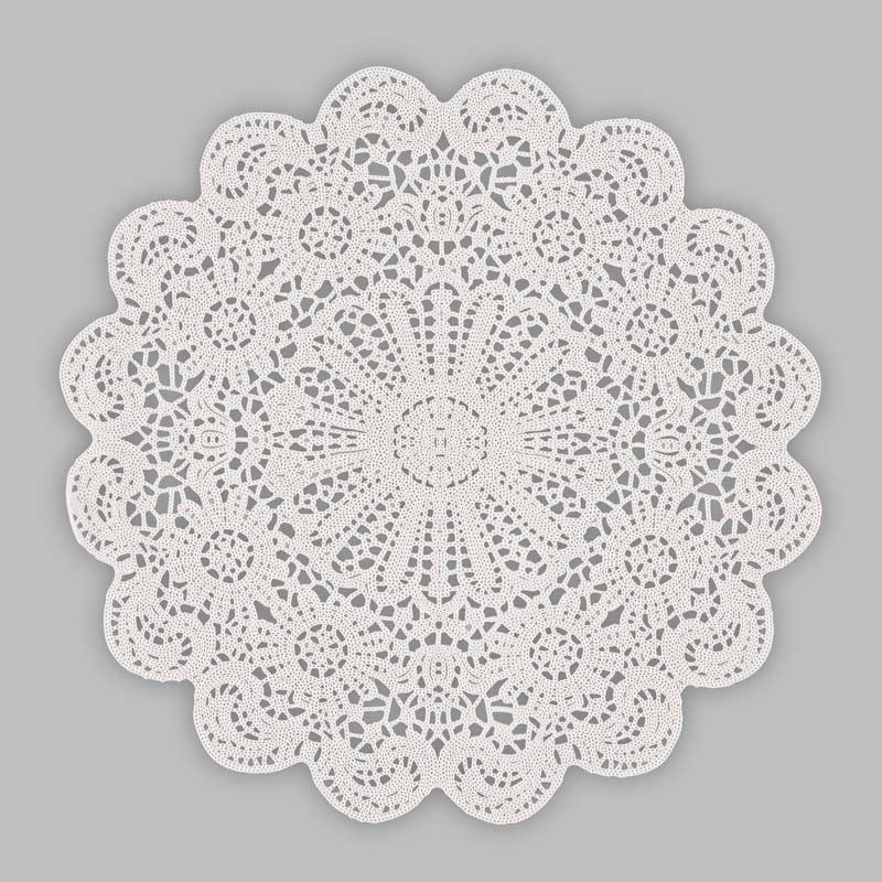 Set de table 'Retro' blanc
