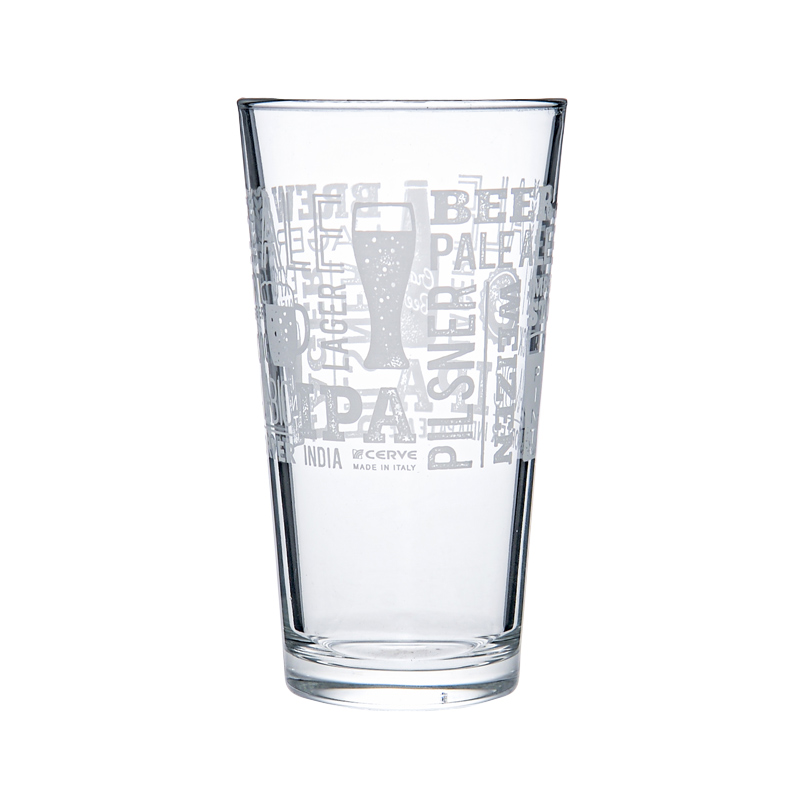 Lot de 2 verres à bière 'World Beer' 