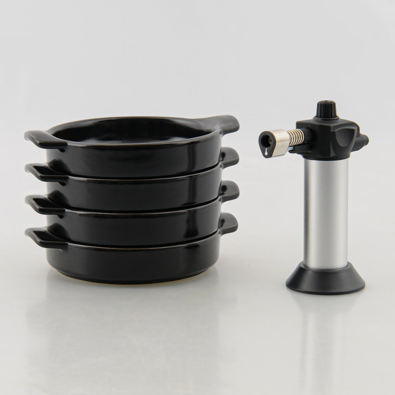Coffret 'Crème Brûlée' ramequins et chalumeau