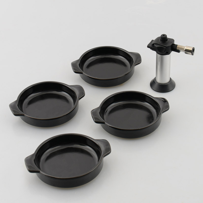 Coffret 'Crème Brûlée' ramequins et chalumeau
