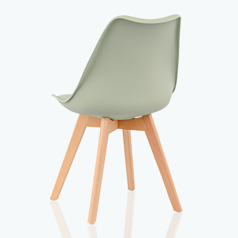 Chaise scandinave 'Suzy' vert sauge