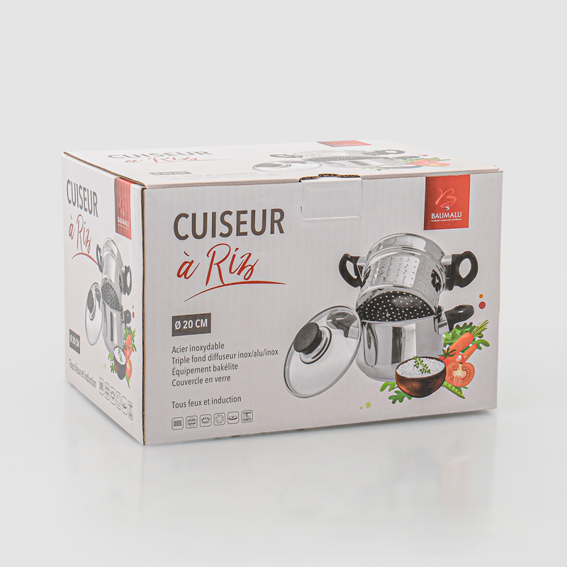 Cuiseur à riz en acier inoxydable