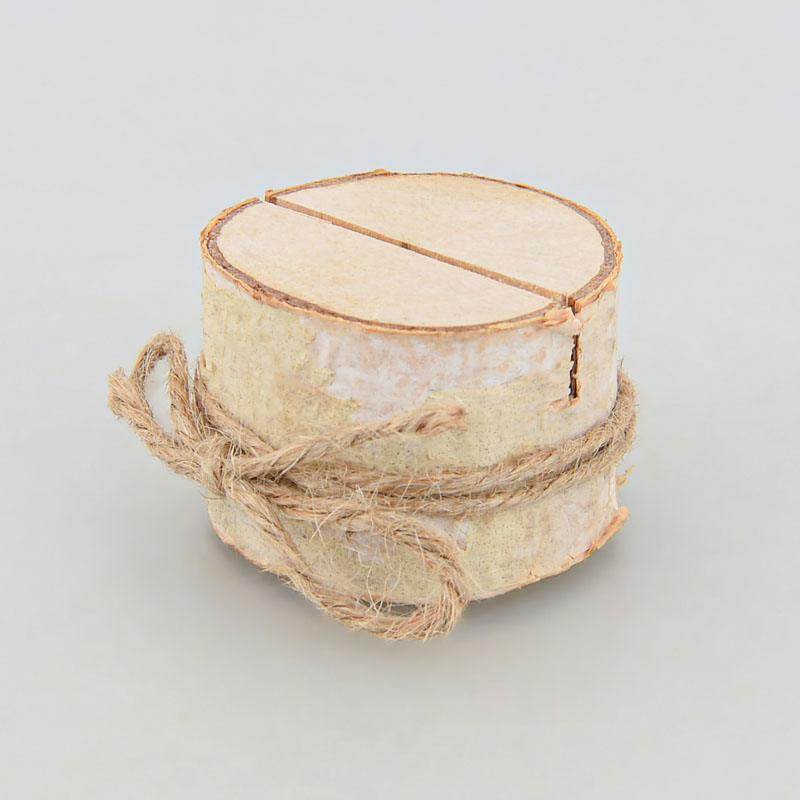 Porte nom rondin de bois