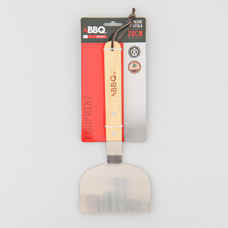 Spatule 'BBQ' pour plancha en inox 