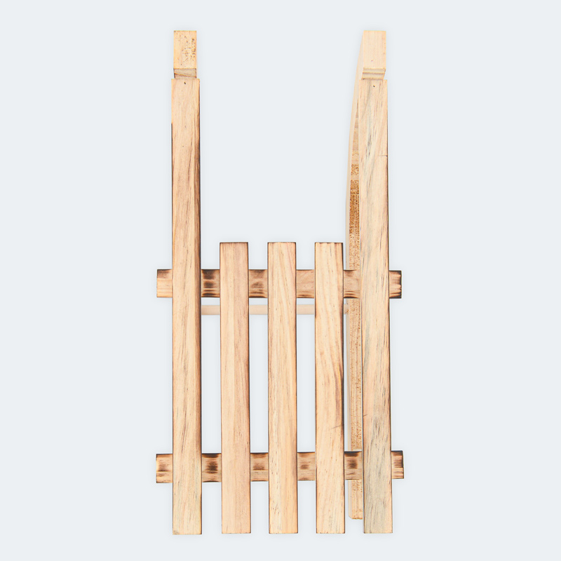 Luge décorative en bois 