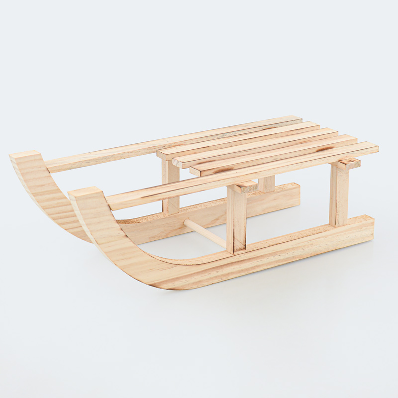 Luge décorative en bois 