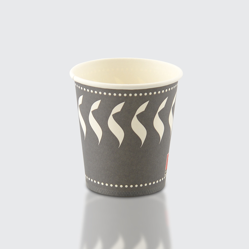 Lot de 50 gobelets en carton noir et blanc